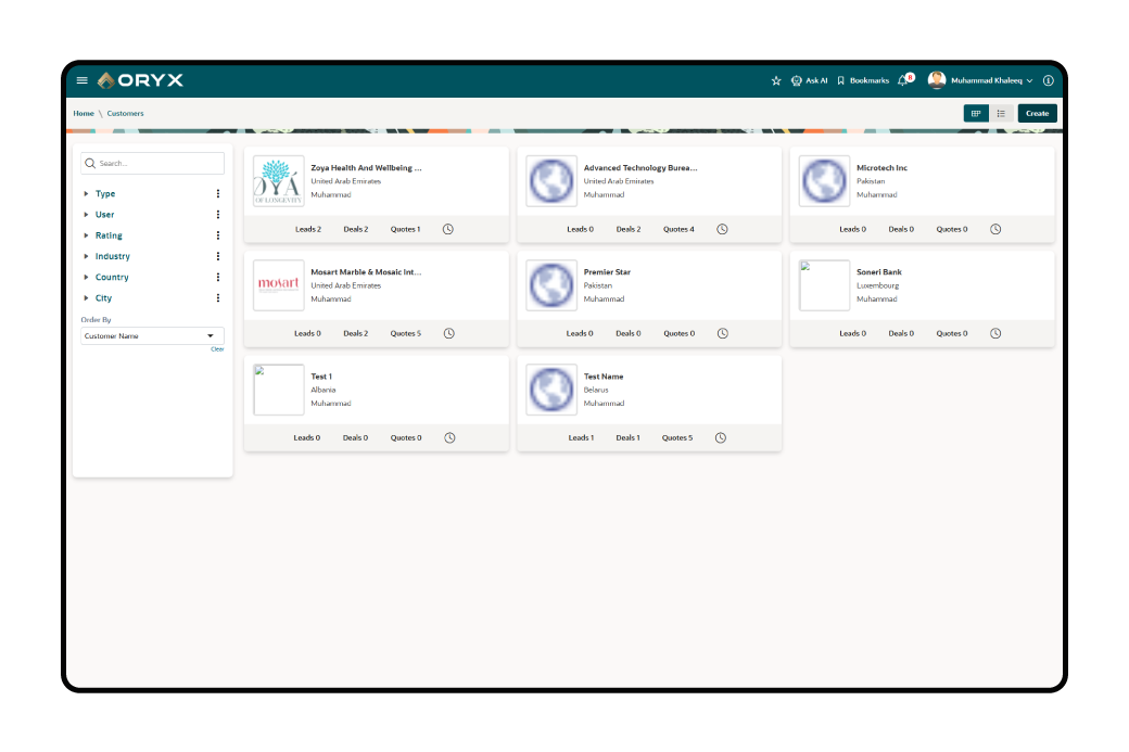 CRM-Customers